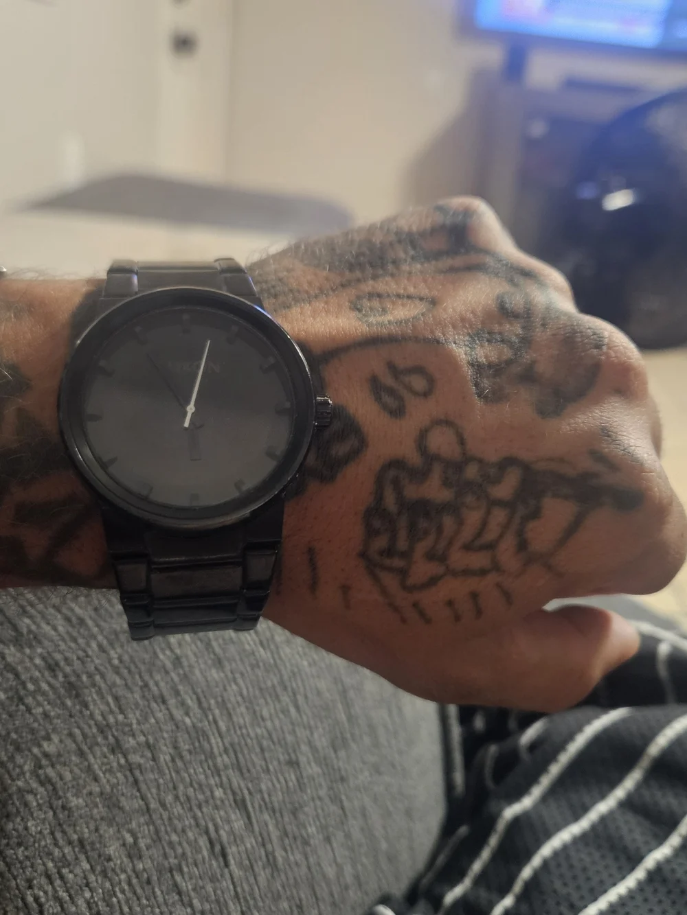 Nixon Black On Black The Cannon With Brand New Battery